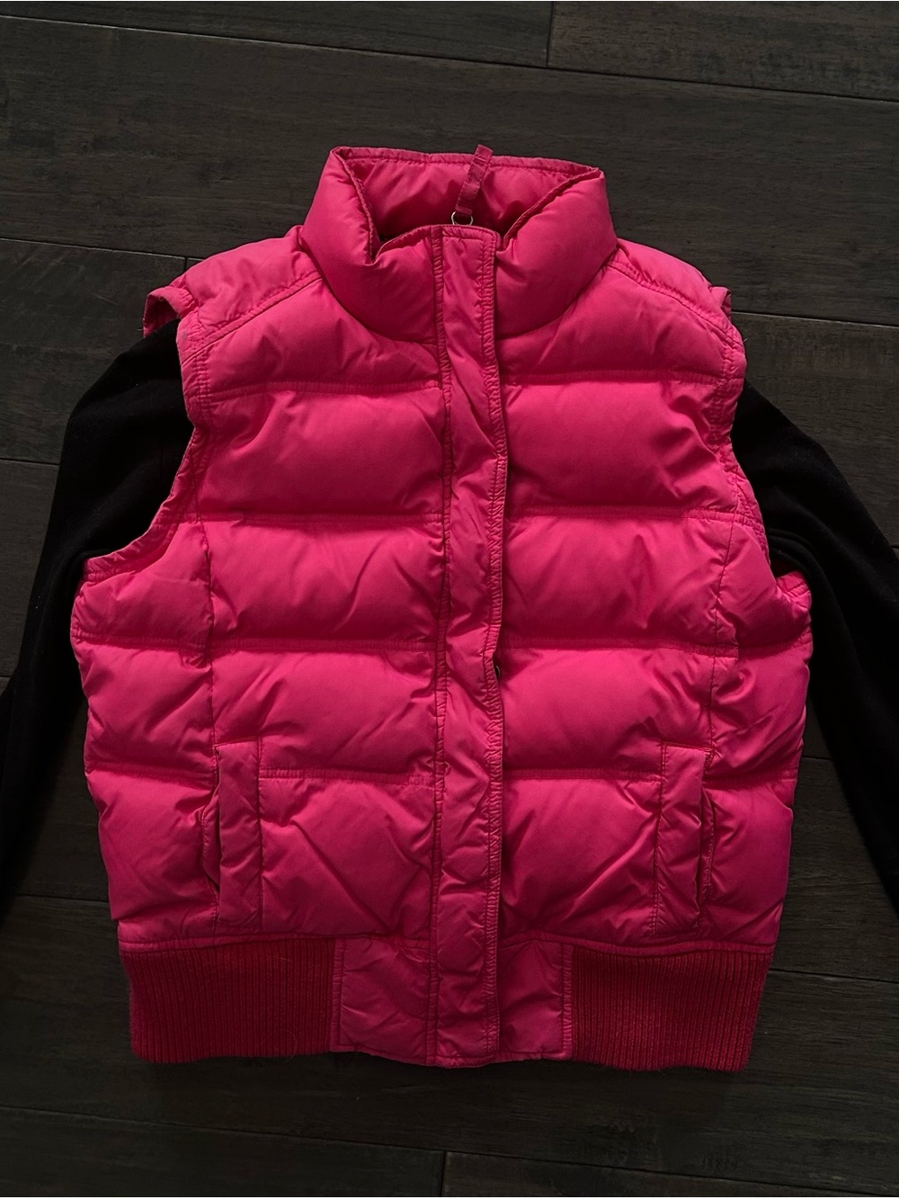 Girls Pink Puffer Vest